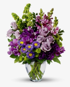 Cut Gift Bouquet Vase Flower Flowers Clipart, HD Png Download, Transparent PNG