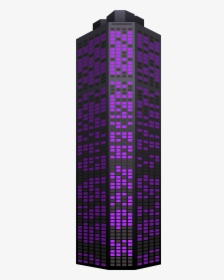 Purple Skyscraper Png Clip Art - Purple Skyscraper, Transparent Png, Transparent PNG