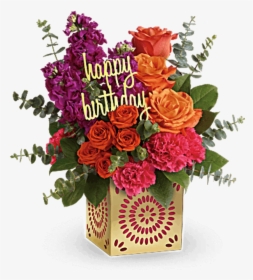Bouquet Of Birthday Flowers Png Background Image - Bouquet Of Flowers For Birthday, Transparent Png, Transparent PNG