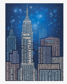 New York Skyscraper Painting, HD Png Download, Transparent PNG