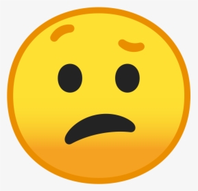 Confused Face Icon - Confused Emoji Face, HD Png Download, Transparent PNG