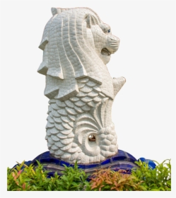 Stone Merlion Statue Material Park Changchun Sentosa - Statue, HD Png Download, Transparent PNG