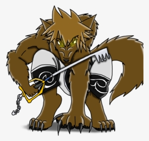 Werewolf Sora By Werewolfprotecter - Kingdom Hearts Werewolf Fanfiction, HD Png Download, Transparent PNG