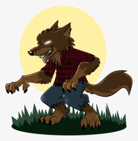 Cartoon Werewolf Tattoo Design By Jandan Nabyn - Werewolf Clipart, HD Png Download, Transparent PNG