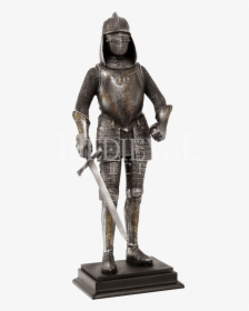 Standing Medieval Knight Statue - Knight, HD Png Download, Transparent PNG