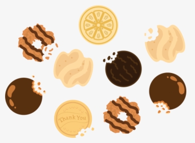 Peanut Butter Cookie - Thin Mints Cookies Clip Art, HD Png Download, Transparent PNG