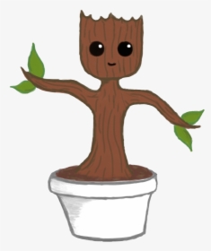 Download Baby Groot Png File - Groot Emoji Png, Transparent Png, Transparent PNG