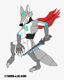 [at] Robo Werewolf - Tabaxi Cyborgs, HD Png Download, Transparent PNG
