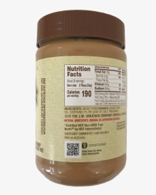 Smucker Company Jif Natural Creamy Peanut Butter Back - Almond Butter, HD Png Download, Transparent PNG
