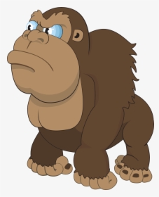 Clip Art Collection Of Free Gorilla - King Kong Cartoon Png, Transparent Png, Transparent PNG