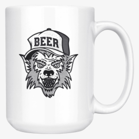 Werewolf Beer Hat 15oz Mug Drinkware - Mug, HD Png Download, Transparent PNG