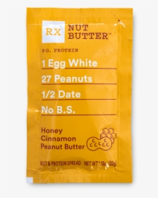 Rx Nut Butter Honey Cinnamon Peanut Butter - Amber, HD Png Download, Transparent PNG