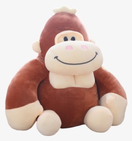 Monkey Doll, Gorilla, King Kong Pillow, Cloth Doll, - Stuffed Toy, HD Png Download, Transparent PNG