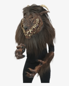 Snarling Werewolf ⠀⠀⠀⠀⠀⠀⠀ - Disfraz De Hombre Lobo, HD Png Download, Transparent PNG