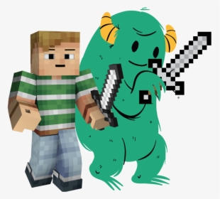 Python Coding With Minecraft - Minecraft Character Png, Transparent Png, Transparent PNG