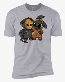 Baby Groot And Toothless Shirt - Groot And Toothless Jacket, HD Png Download, Transparent PNG