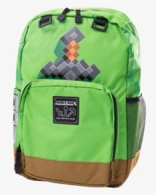 Minecraft Green Sword Backpack, HD Png Download, Transparent PNG