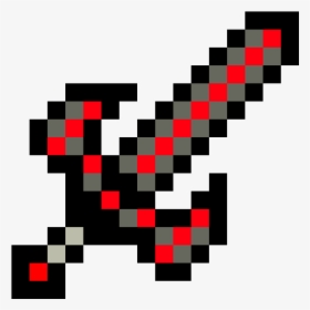 Minecraft Stone Sword Pixel Art Clipart , Png Download - Pixel Art Minecraft Sword, Transparent Png, Transparent PNG