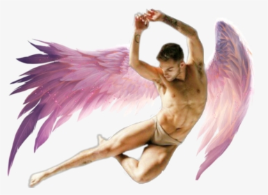 #freetoedit #fairy #angel #man #human #wings #guy #male - Angel Transparent Anime Wings, HD Png Download, Transparent PNG