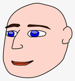 Head Man Guy Free Picture - Bald Clipart, HD Png Download, Transparent PNG