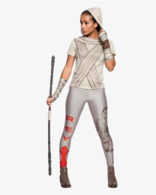 Adult Rey Hooded Rhinestone Costume Top - Rey, HD Png Download, Transparent PNG