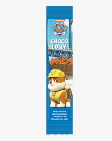 Paw Patrol Choco Lolly Rubble , Png Download - Mascot, Transparent Png, Transparent PNG