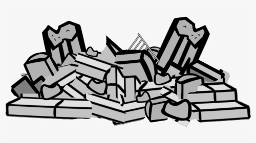 Pile Of Rubble Clipart, HD Png Download, Transparent PNG