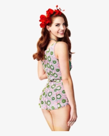 Lana Del Rey, Lana, And Flowers Image - Lana Del Rey Flower Headpiece, HD Png Download, Transparent PNG