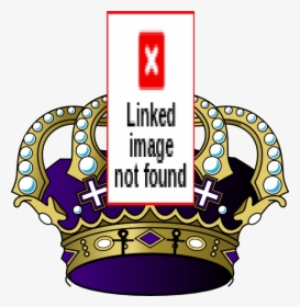 Transparent Ankh Png - Purple And Gold Crown Png, Png Download, Transparent PNG
