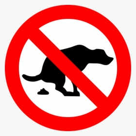 Dogs, Prohibited, Warning, Crap, Shit, No - Chlamydia Prevention, HD Png Download, Transparent PNG