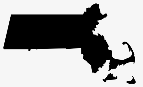 Massachusetts State Outline In Black - Massachusetts Clipart, HD Png Download, Transparent PNG