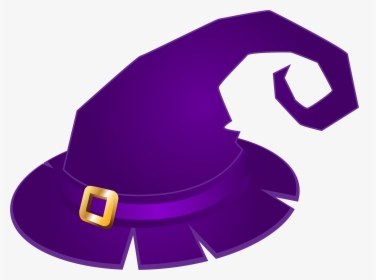 Purple Witch Hat Png - Transparent Background Witch Hat Clipart, Png Download, Transparent PNG