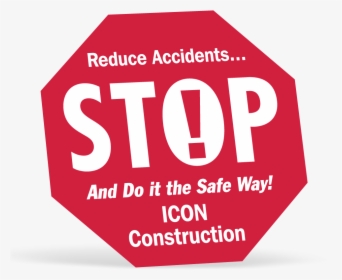 Hard Hat Decals - Stop Sign, HD Png Download, Transparent PNG