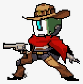 Photo Via @meese Commander - Overwatch Mccree Pixel Spray, HD Png Download, Transparent PNG