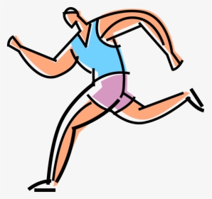 Transparent Free Clipart Of Runners - Athlete Vector Png, Png Download, Transparent PNG