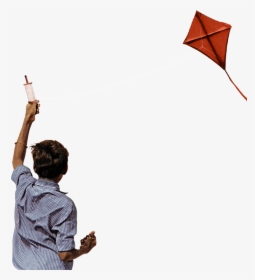 Kite Runner Png Clip Art Download - People Play Kite Png, Transparent Png, Transparent PNG