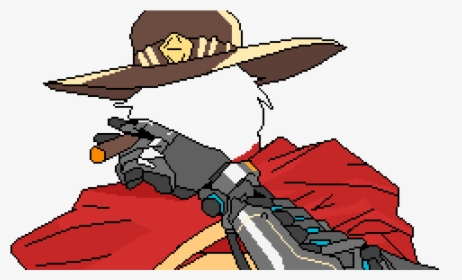 Mccree Hat Drawing, HD Png Download, Transparent PNG