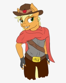 Anthro Applejack Artist Theshadowstone Clothes Costume - Cartoon, HD Png Download, Transparent PNG