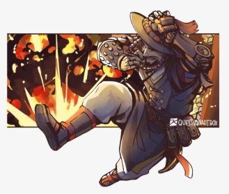Overwatch Mccree Magistrate Skin Fanart , Png Download - Jesse Mccree Mccree Fanart, Transparent Png, Transparent PNG