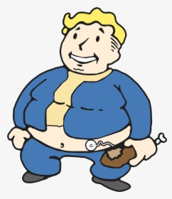 Fallout 4 Vault Boy - Fallout Vault Boy Fat, HD Png Download, Transparent PNG