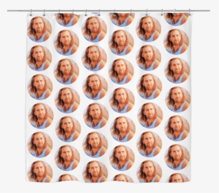 Nicolas Cage Shower Curtain - Circle, HD Png Download, Transparent PNG