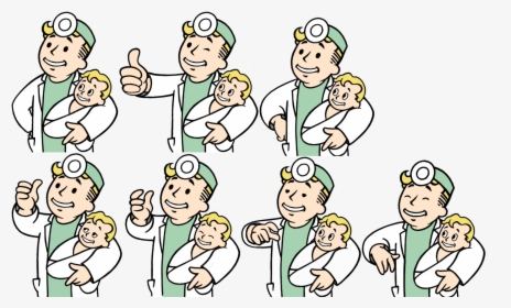 Fallout Vault Boy Baby , Png Download - Fallout Vault Boy Baby, Transparent Png, Transparent PNG