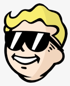 Fallout 4 Vault Boy Emojis - Vault Boy Head Png, Transparent Png, Transparent PNG