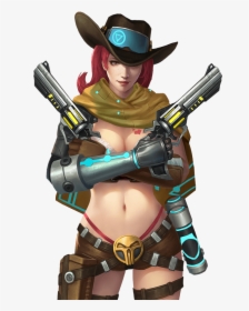 Hero Mission Female Mccree, HD Png Download, Transparent PNG