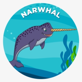 Narwhal - Mako Shark Cartoon, HD Png Download, Transparent PNG