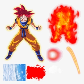 Goku Ssj God Dokkan Battle, HD Png Download, Transparent PNG