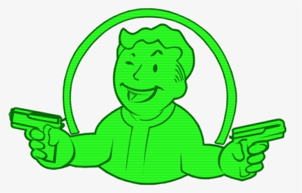 Transparent Green Vault Boy, HD Png Download, Transparent PNG
