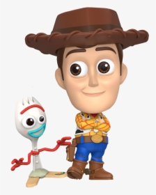 Toy Story 4 Forky Y Woody, HD Png Download, Transparent PNG