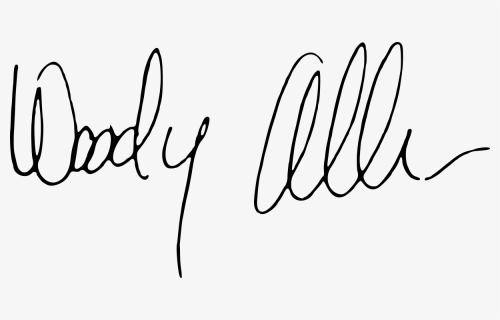 Woody Allen Signature, HD Png Download, Transparent PNG
