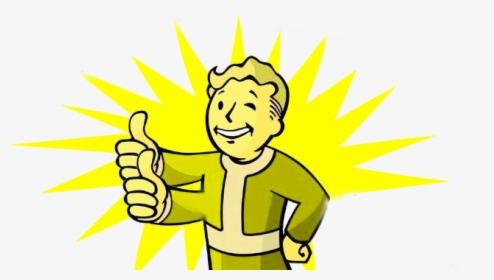 3 Armed Vault Boy - Fallout Thumbs Up Gif, HD Png Download, Transparent PNG